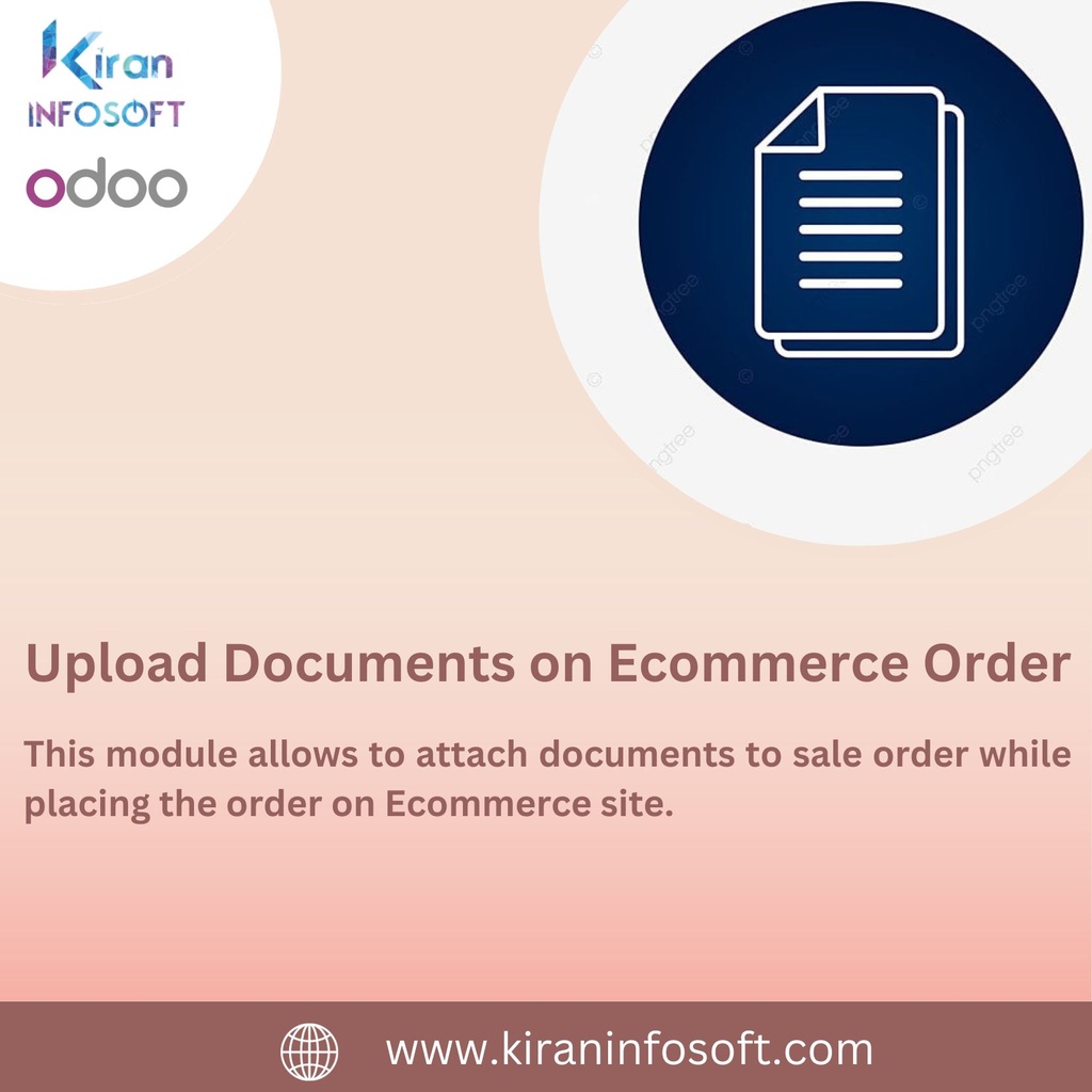 Upload Documents on Ecommerce Order