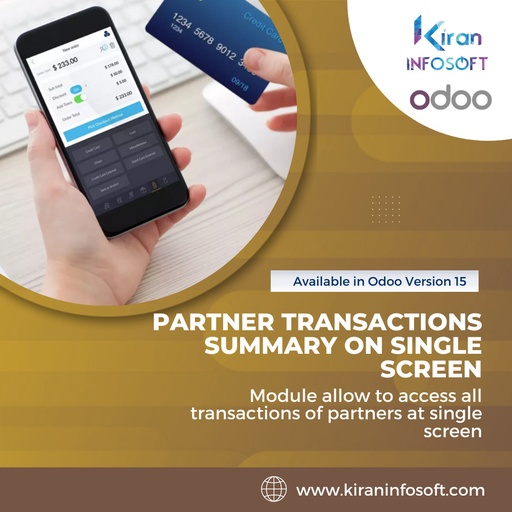 Partner Transactions Summary on Single Screen